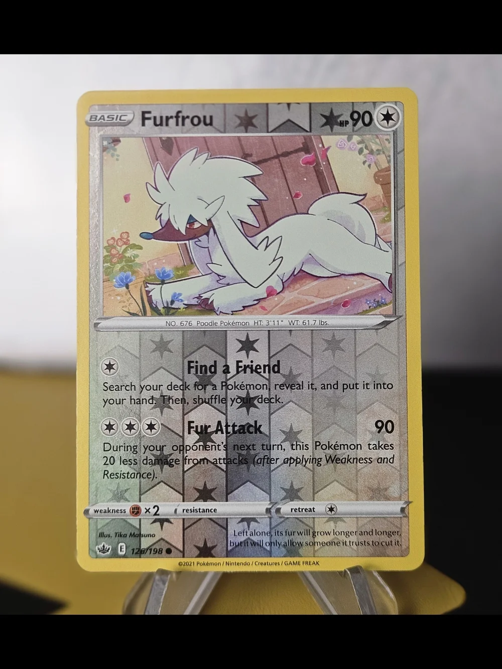 Furfrou 126/198 Pokemon TCG Reverse Holo Rare